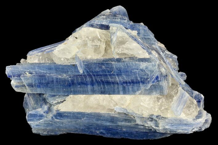 Vibrant Blue Kyanite Crystals In Quartz - Brazil #118848